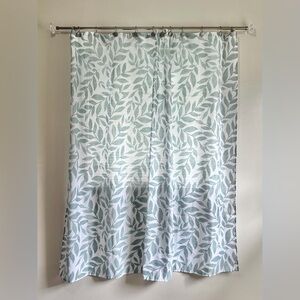 Leaf Patterned Shower Curtains